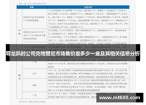 尊龙凯时公司克唑替尼市场售价是多少一盒及其相关信息分析